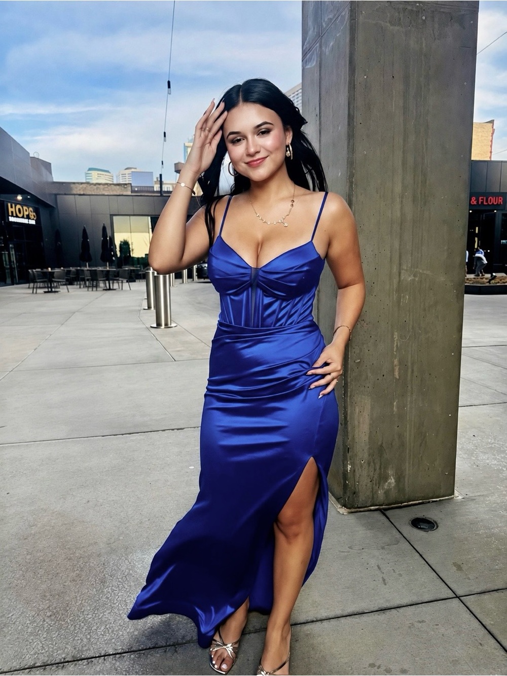 Royal Blue Prom Gown